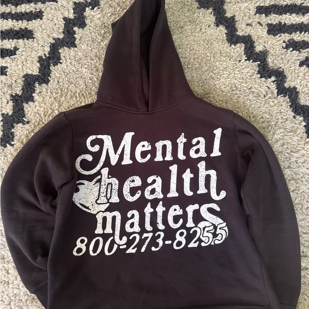 Black Hoodie with Graphic Design
